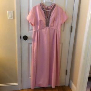 Vintage 1970s beaded Long Dress